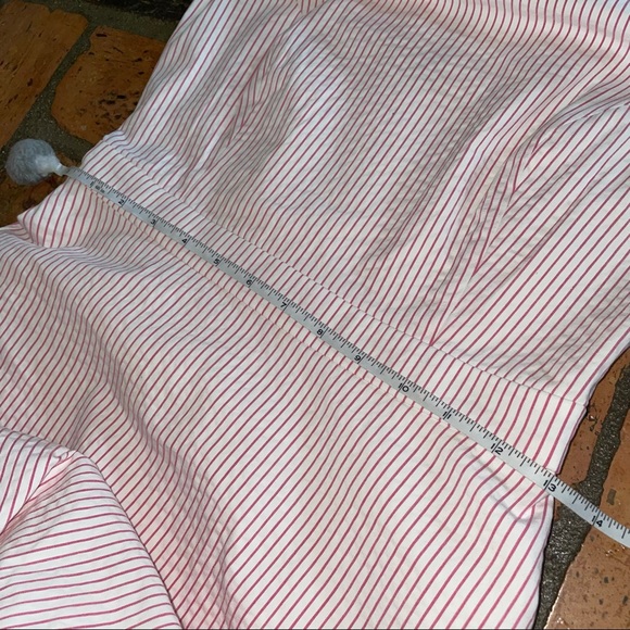 J Crew Pink Seersucker Bow Back Keyhole Dress - Picture 6 of 10